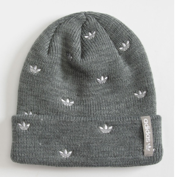 Adidas Grey Embroidered Beanie‎ - Picture 1 of 1
